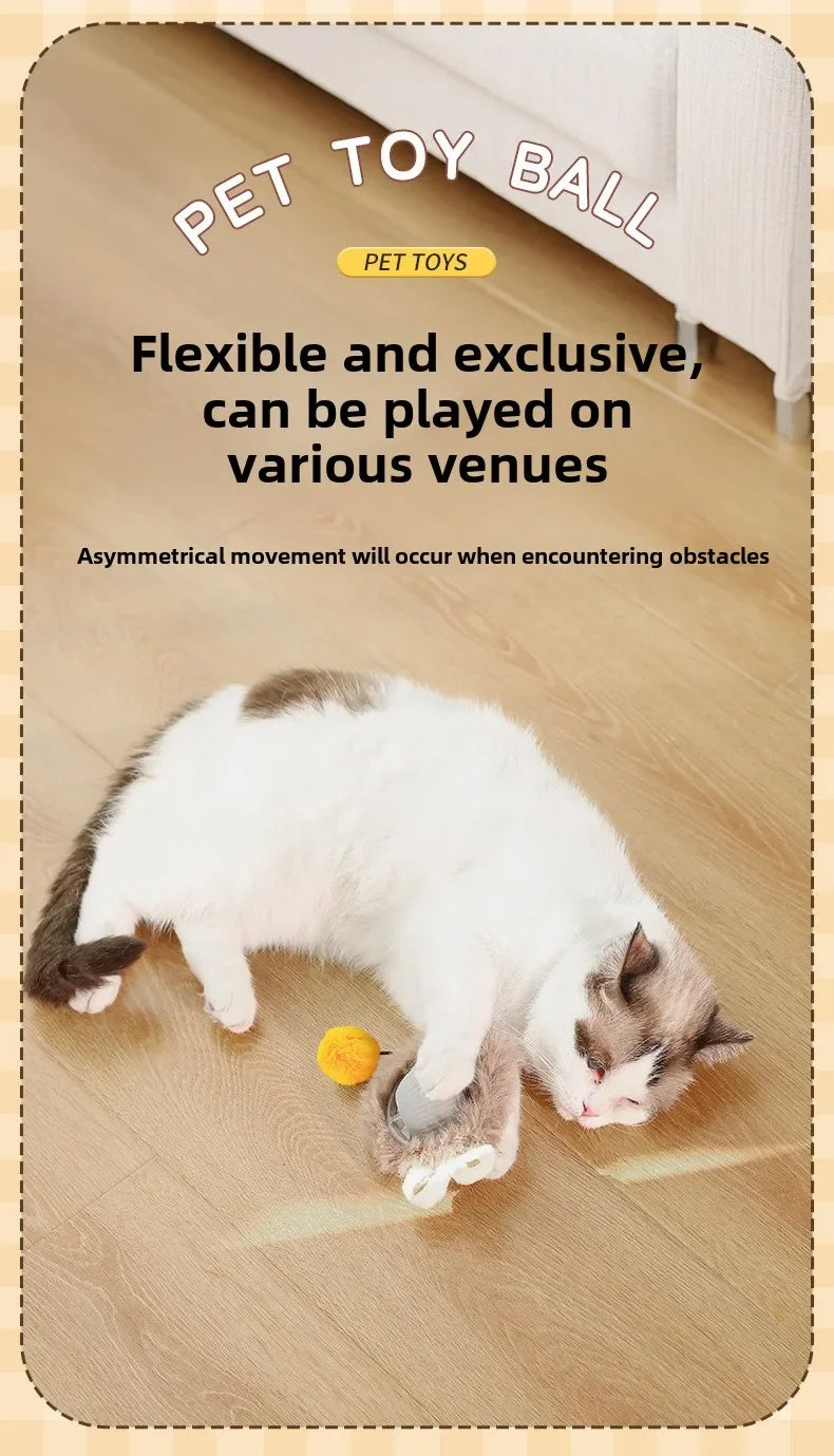 Interactive Self-Moving Cat Ball Toy